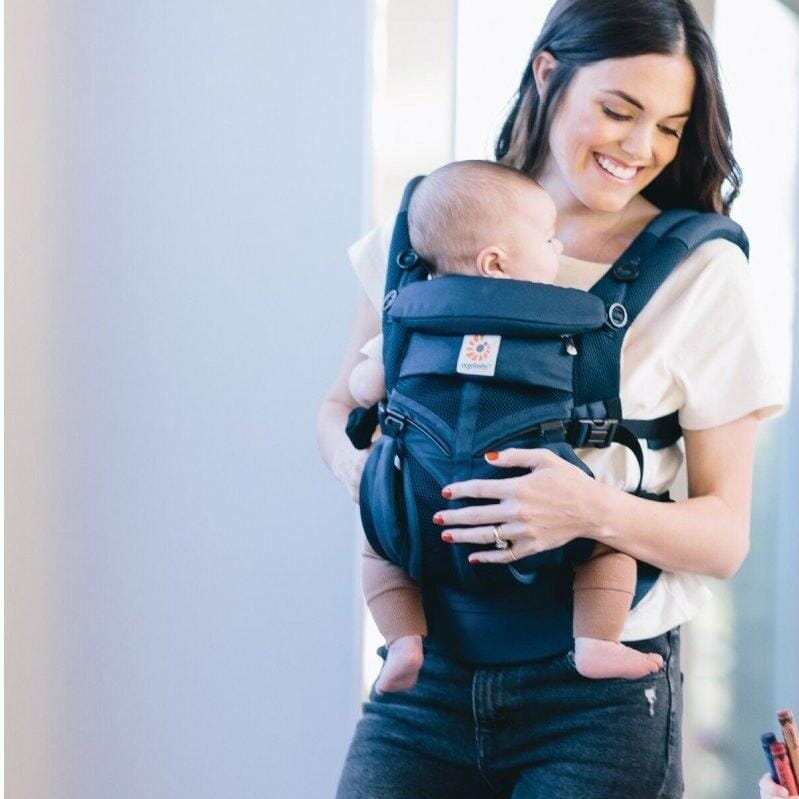 Porte Bébé - BreathBabyBag™ - Bleu Marine - Mon paradis de bébé