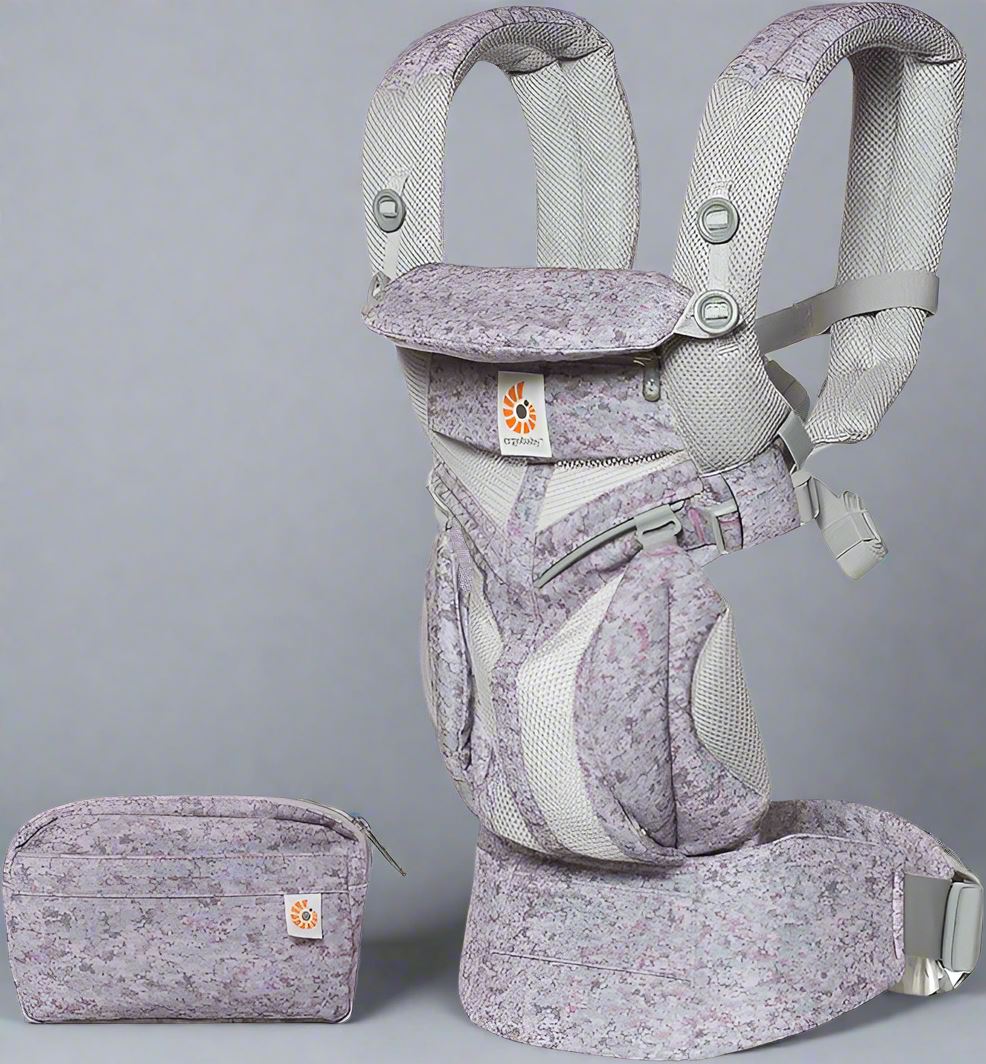 Porte Bébé - BreathBabyBag™ - Mauve Lavande - Mon paradis de bébé