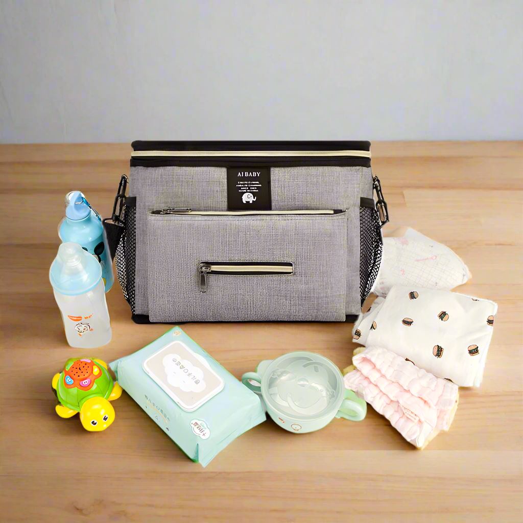 Sac à Langer - BabyTravel™ - Gris - Mon paradis de bébé