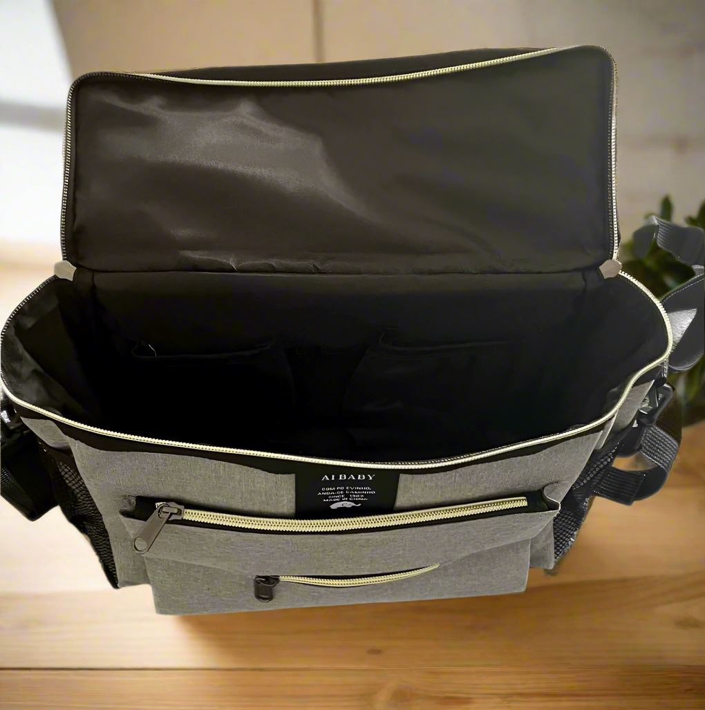 Sac à Langer - BabyTravel™ - Gris - Mon paradis de bébé