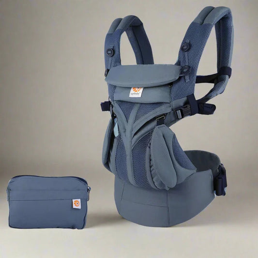 Porte Bébé - BreathBabyBag™ - Bleu Marine - Mon paradis de bébé