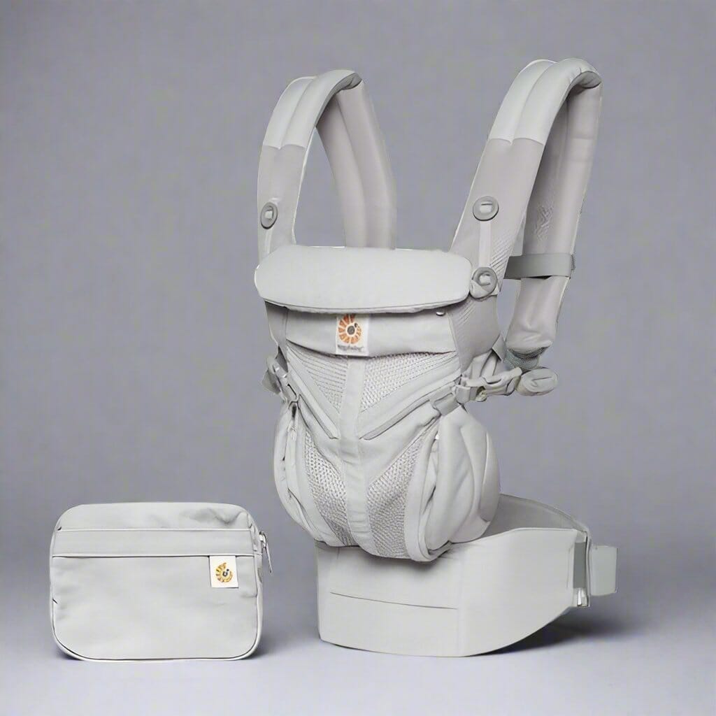 Porte Bébé - BreathBabyBag™ - Gris - Mon paradis de bébé