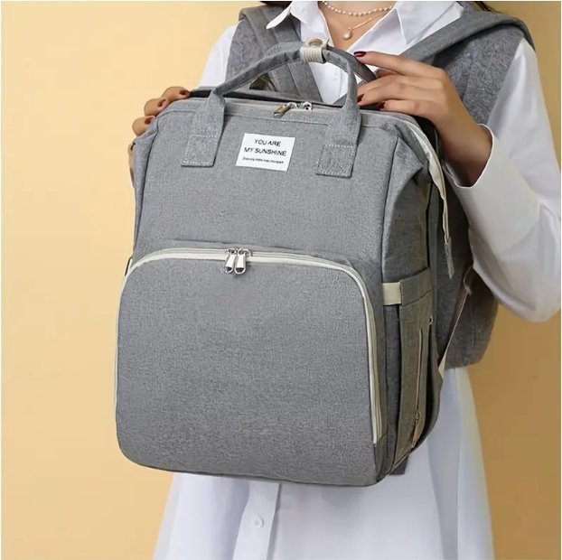 Sac à langer sac à dos - BigBackpack™ - Gris - Mon paradis de bébé