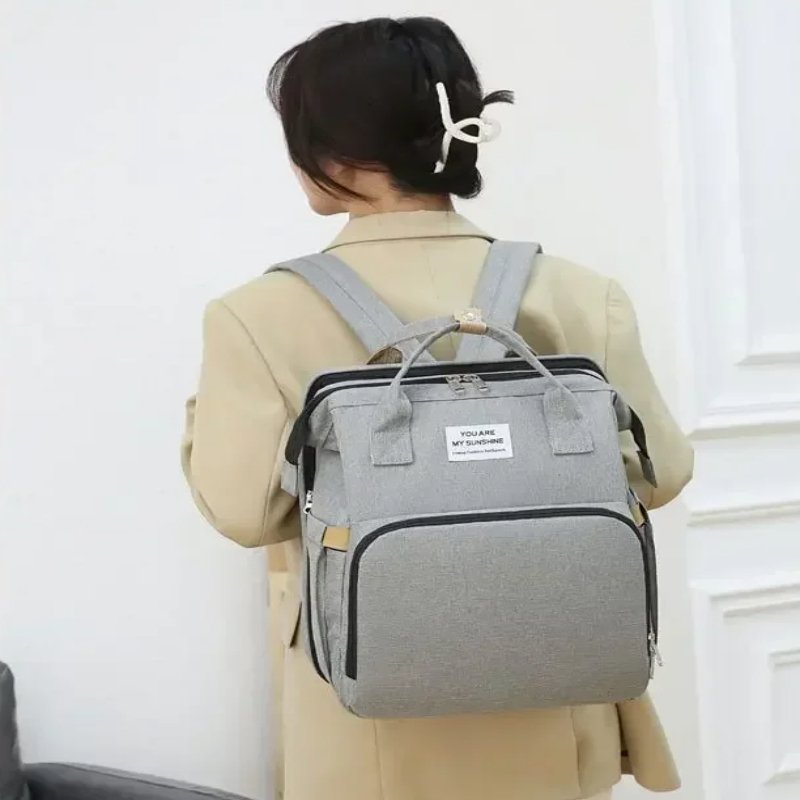 Sac à langer sac à dos - BigBackpack™ - Gris - Mon paradis de bébé