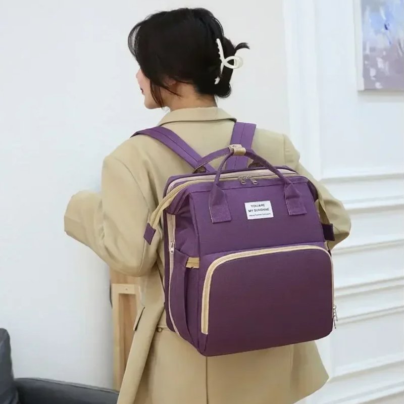 Sac à langer sac à dos - BigBackpack™ - Violet - Mon paradis de bébé